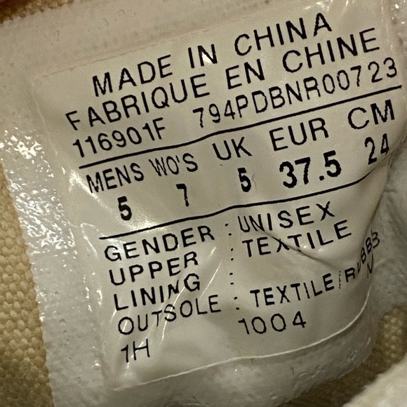 Rare Banksy Thinker Monkey Bananas Design Converse Men 5 woman’s 7 - Picture 9 of 10